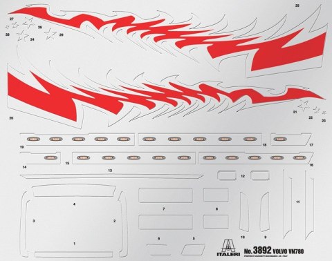 Model plastikowy Volvo VN 780