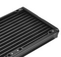 Pacific R240 (240mm, 2x G 1/4", aluminium) radiator - Black