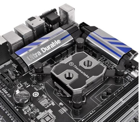 Pacific W1 (G 1/4", miedź) blok wodny CPU - Silver Black