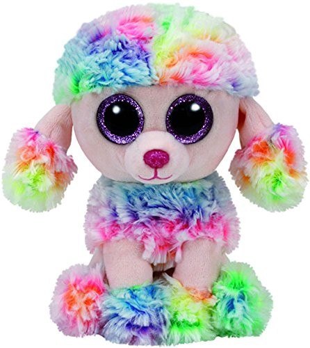 Maskotka TY Beanie Boos Poofie - wielobarwny pudel, 15 cm Maskotka TY Beanie Boos Poofie - wielobarwny pudel, 15 cm