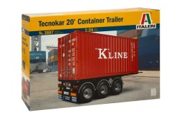 Model plastikowy Tecnokar 20 container trailer