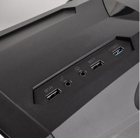 Obudowa Versa N24 USB3.0 Window - Czarna