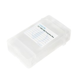 Pudełko ochronne 2xHDD 2.5 cala, transparentne