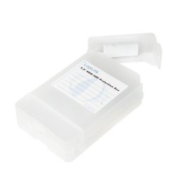 Pudełko ochronne 2xHDD 2.5 cala, transparentne