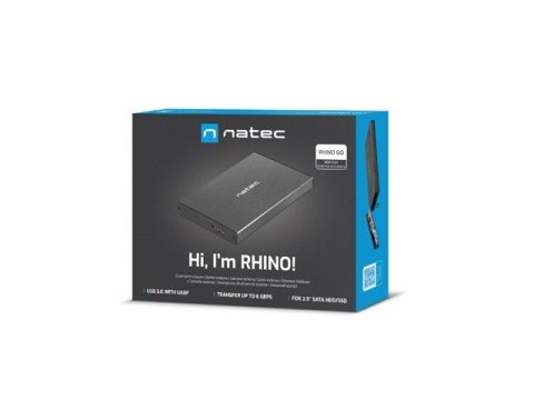 Kieszeń zewnętrzna HDD/SSD Sata Rhino Go 2,5'' USB 3.0