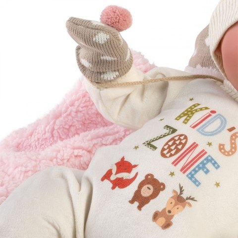 Lalka bobas Mimi z dźwiękami 42 cm, śmieje się i mówi mama, papa