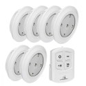 Lampa zestaw 6 LED Energy z pilotem na baterie 3xAAA MCE165