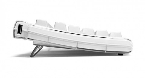 Klawiatura mechaniczna mini Tactile Pro Mac hub 3xUSB biała