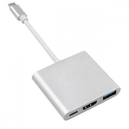 Adapter USB-C - HDMI / USB 3.0 / USB-C MCTV-840