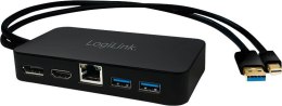 Adapter miniDP do HDMI/ DP/LAN/USB3.0