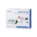 Hub biurkowy 4xUSB 2.0 z zasilaczem