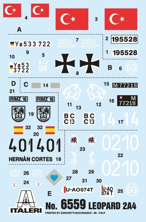 Model plastikowy Leopard 2A4