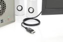 Kabel adapter DisplayPort 1.2 z zatrzaskiem 4K 60Hz UHD Typ DP/HDMI A M/M 1m Czarny