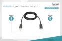 Kabel adapter DisplayPort 1.2 z zatrzaskiem 4K 60Hz UHD Typ DP/HDMI A M/M 1m Czarny