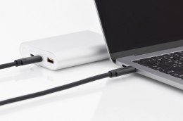 Kabel połączeniowy USB 3.1 Gen.2 SuperSpeed+ 10Gbps Typ USB C/USB C M/M, Power Delivery 1m Czarny