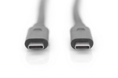 Kabel połączeniowy USB 3.1 Gen.2 SuperSpeed+ 10Gbps Typ USB C/USB C M/M, Power Delivery 1m Czarny Kabel połączeniowy USB 3.1 Gen.2 SuperSpeed+ 10Gbps Typ USB C/USB C M/M, Power Delivery 1m Czarny