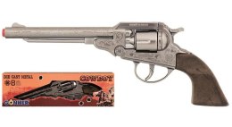 Rewolwer kowbojski metalowy 8 naboi GONHER 88/0