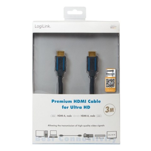 Kabel premium HDMI Ultra HD, 3m Kabel premium HDMI Ultra HD, 3m