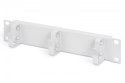 Organizer kablowy poziomy typu RING 10 cali (254mm) 1U 44x254x60mm, (RAL 7035) Szary