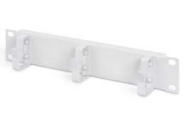 Organizer kablowy poziomy typu RING 10 cali (254mm) 1U 44x254x60mm, (RAL 7035) Szary