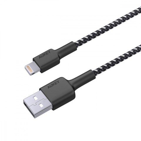 CB-BAL3 kabel Lightning - USB-A 1,2m MFi Apple wzmocniony nylonowy oplot czarn