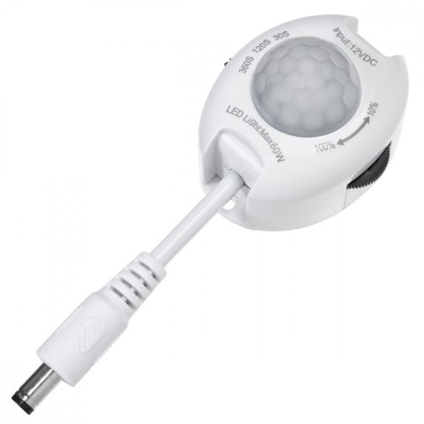 Czujnik ruchu na podczerwień LED 12V Max 60W MCE242 Czujnik ruchu na podczerwień LED 12V Max 60W MCE242
