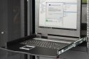 Konsola 19 LCD z touchpad bez KVM 1U klawiatura US