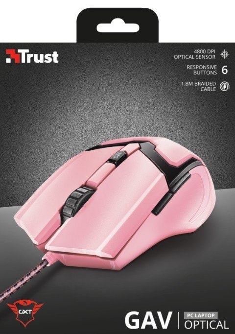 Mysz gamingowa GXT 101P GAV różowa