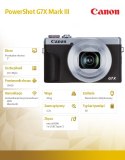 Aparat PowerShot G7X Mark III srebrny 3638C002