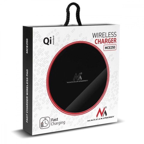 Ładowarka bezprzewodowa Qi Fast Charge MCE250 B Ładowarka bezprzewodowa Qi Fast Charge MCE250 B