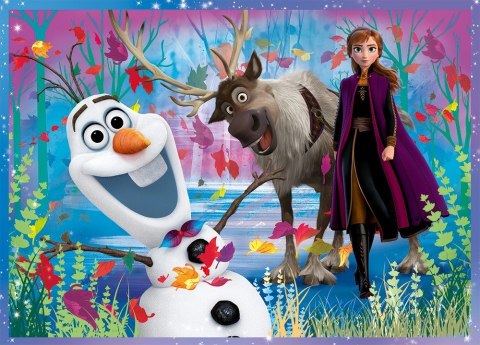 Puzzle 4w1 Kraina Lodu 2 (Frozen 2) - Podróż w nieznane