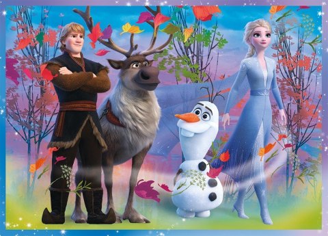 Puzzle 4w1 Kraina Lodu 2 (Frozen 2) - Podróż w nieznane