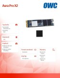 Dysk SSD Aura Pro X2 SSD 1TB 1536MB/s Mac Pro 2013 Heatsink