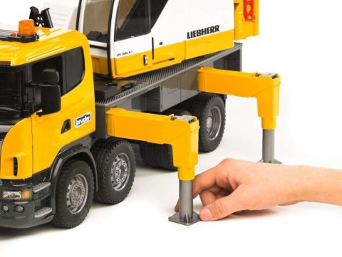 Pojazd Scania R Liebherr Dzwig z modulem sygnalizacyjnym