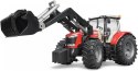 Traktor Massey Ferguson 7600 z ladowaczem