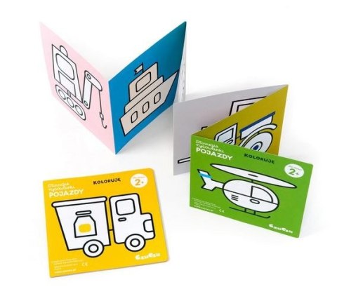 Dłuuugie rysowanki Koloruję Pojazdy