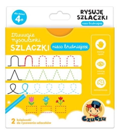 Dłuuugie rysowanki Szlaczki nieco trudniejsze