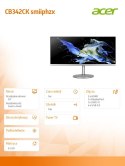 Monitor 34 cale CB342CKsmiiphzx
