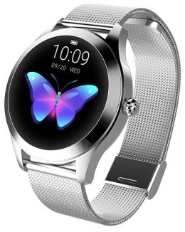 Smartwatch Women Naomi Srebrny Stalowy