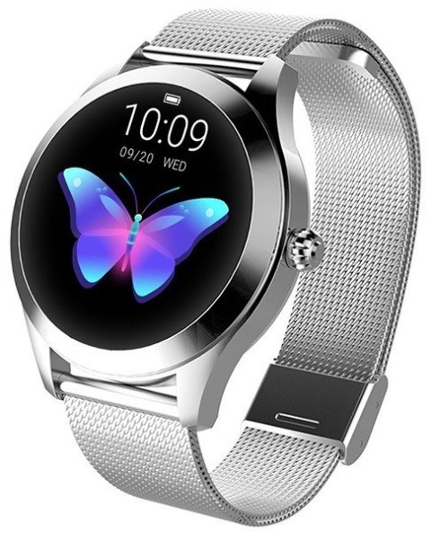 Smartwatch Women Naomi Srebrny Stalowy