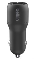 Ładowarka samochodowa Dual USB-A Car Charger 12W x2 czarna