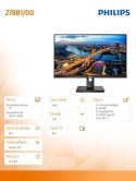 Monitor 278B1 27 IPS HDMIx2 DP Pivot