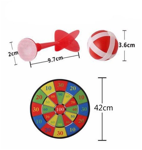 Tarcza z bezpiecznymi rzutkami