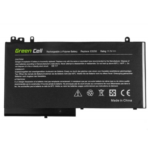 Bateria do Dell E5250 RYXXH 11,1V 2,9Ah