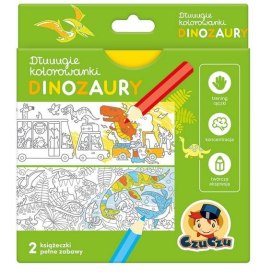 Dłuuugie kolorowanki Dinozaury