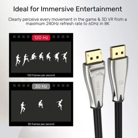 Kabel DisplayPort 1.4, 8K@60Hz, 3M, M/M; C1609BNI Kabel DisplayPort 1.4, 8K@60Hz, 3M, M/M; C1609BNI