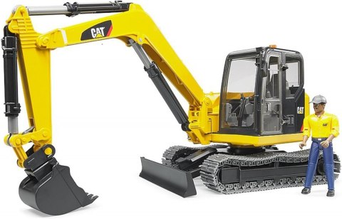 Minikoparka CAT z figurka robotnika
