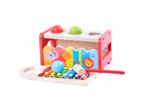 Młoteczek przebijanka drewniana Cymbałki