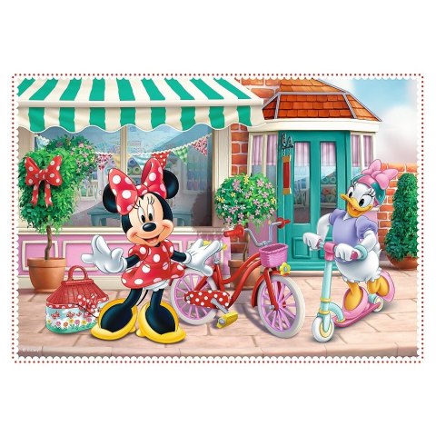 Puzzle 4w1 Minnie z przyjaciółmi