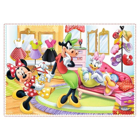 Puzzle 4w1 Minnie z przyjaciółmi